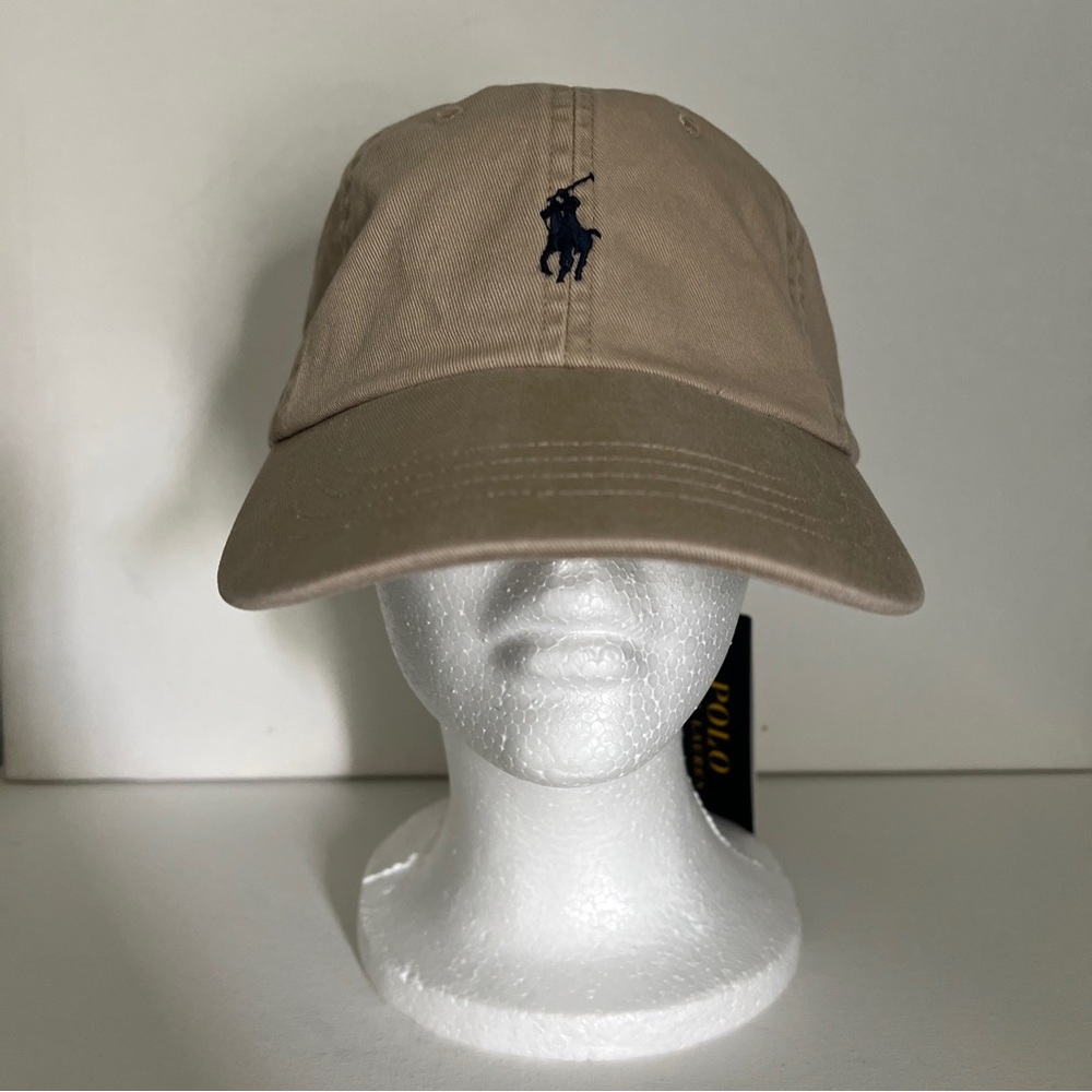 Ralph Lauren Polo Classic Adjustable Strapback Hat Brown Tan New with Tags